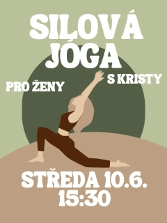 Silová jóga s Kristy ST 10.6. 15:30